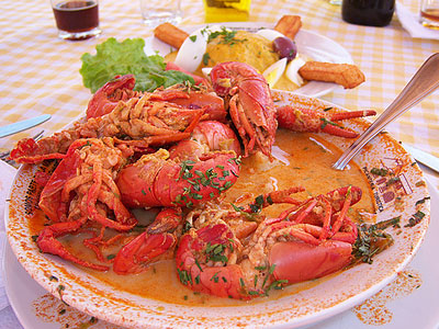 A hearty serving of chupe de camarones, Arequipa, Peru
