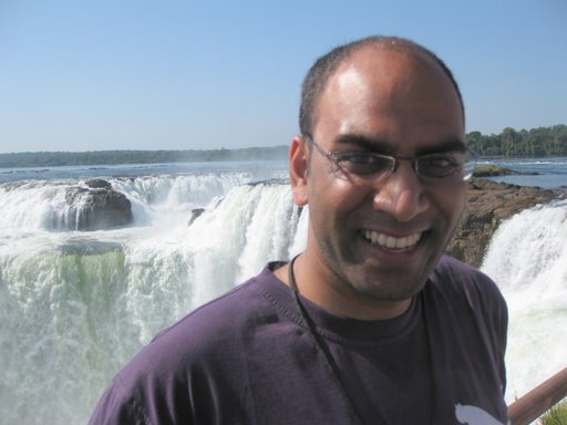 Mr Rikesh Kerai at Iguazu Falls, Argentina 