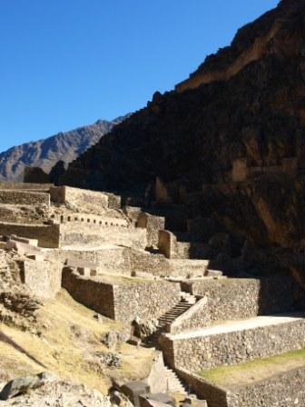 ollantaytambo-compressed The mountainside fortress of Ollantaytambo, Sacred Valley, Peru. Photograph: Matthew Barker 2009
