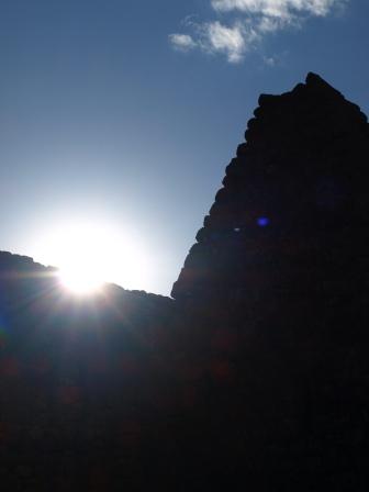 Sunset over Machu Picchu, Peru. Photograph: Matthew Barker 2009