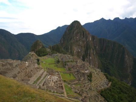 The famous view of Machu Picchu, Peru. Photograph: Matthew Barker 2009