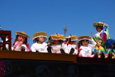 Colorful scenes at the Inti Raymi festival, Cusco